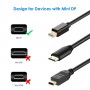 Alpexe Câble Mini Displayport vers HDMI(compatible Thunderbolt) pour iMac, MacBook Pro, Air d’Apple, TVs HD et LCD