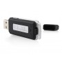 Alpexe Micro espion Clé USB noire enregistreur vocal