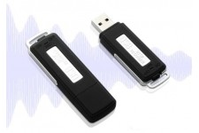 Alpexe Mini Enregistreur vocal 8 GB / 20 heures USB Audio Flash Drive USB 2 en 1