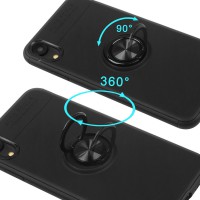 Alpexe Coque avec Bague iPhone 11 Pro Max/ XS Max 360° Support Voiture Magnetique Couleur Noir