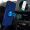 Alpexe Coque iPhone 11 Pro/XS/S en TPU avec Anneau de Rotation à 360 degrés Support Voiture magnétique (Bleu)