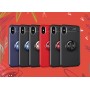 Alpexe Coque pour iPhone 11 Pro/XS/S Rouge pivotant à 360 degrés TPU et aimants pour Voiture 