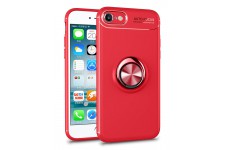 Alpexe Coque pour iPhone 11 Pro/XS/S avec Support de Bague rotative 360 Rouge
