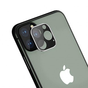 Alpexe Couverture complète pour caméra arrière pour iPhone 11/ XR Argent