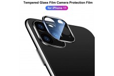 Alpexe Verre trempé Argent pour caméra arrière iPhone 11/ XR 