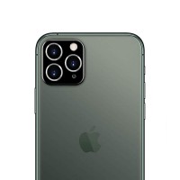 Alpexe Compatible pour iPhone 11 Pro / XS/S Verre Trempé Caméra Arrière Protection écran Argent