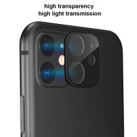 Alpexe Film Couverture Complète Protection Anti-Rayure-Noir pour caméra arrière iPhone 11 Pro / XS/S 