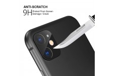 Alpexe Caméra arrière iPhone 11 Pro / XS/S , Protecteur d'objectif de Caméra Arrière Verre Trempé Noir