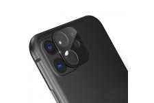 Alpexe Verre Trempé Caméra Arrière Protecteur pour iPhone 11 Pro Max/ XS Max 3D 9H Anti-Rayure Noir