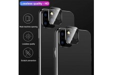 Alpexe Lot de 2 Vitres Noir pour protection arrière caméra iPhone 11 Pro Max/ XS Max 