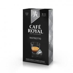 10 capsules Cafe Royal Ristretto Capsules compatibles Systeme Nespresso 