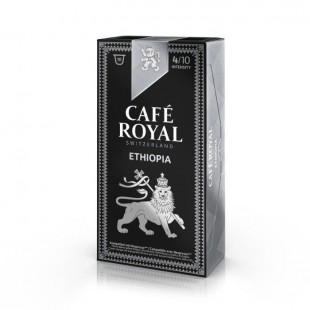 10 capsules Café Royal Single Origin Ethiopia Capsules compatibles Systeme Nespresso 