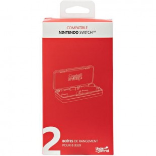 2 Boîtes de jeux avec 4 compartiments pour Nintendo Switch Proxima Plus