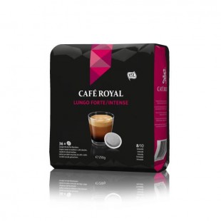 36 dosettes Café Royal Lungo Forte compatibles Systeme Senséo 