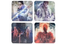 4 Dessous de verre lenticulaire Star Wars The Last Jedi