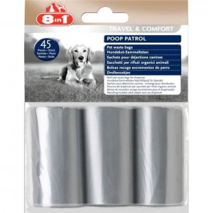 8in1 Poop Patrol sachets de rechange - Pour chien - Pack de 12 pieces - 3 packs