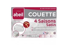 ABEIL Couette 4 SAISONS Satin de Coton 220x240cm