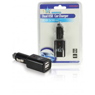 HQ chargeur USB double pour voiture 