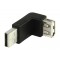 Valueline adaptateur USB 2.0 AA coudé 90°