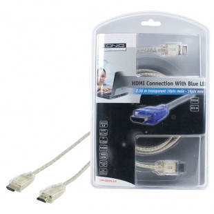 CABLE HDMI HIGH SPEED KÖNIG - 2.5m