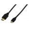 CABLE HDMI VERS MINI HDMI HIGH SPEED AVEC ETHERNET - 2m