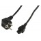 Valueline câble d'alimentation Schuko coudé - IEC320 C5 1.80 m