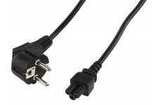 Valueline câble d'alimentation Schuko coudé - IEC320 C5 1.80 m