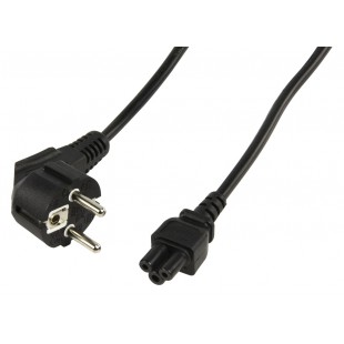 Valueline câble d'alimentation Schuko coudé - IEC320 C5 2.50 m