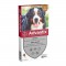 ADVANTIX 6 pipettes antiparasitaires - Pour tres grand chien de 40 a 60 kg - 6 x 6 ml