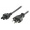 Valueline power cable Swiss plug - IEC320 C5 - 2.5m
