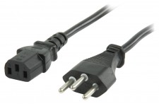 Valueline power cable Swiss plug - IEC320 C13 - 2.5m