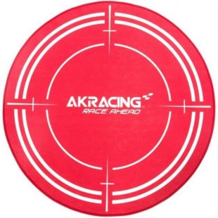 AK RACING Tapis de protection Gaming Floormat - 99.5 cm de diametre - Rouge