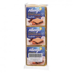 Allergo Gaufrettes chocolat amande - 63 g
