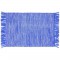 AMORGOS Tapis de bain - Coton - 50x70 cm - Bleu Majorelle