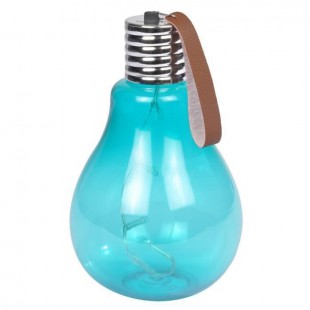 Ampoule a suspendre 11,5x11,5x20cm - Turquoise