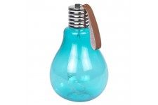 Ampoule a suspendre 11,5x11,5x20cm - Turquoise