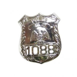 AMSCAN Badge de police