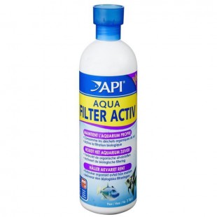 API Aqua Filter Activ 473ml pour maintenir eau propre - Pour aquarium