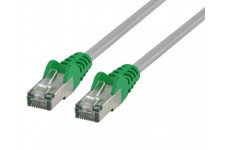 Valueline FTP CAT 6 cross network cable 1.00 m grey / green