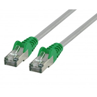 Valueline FTP CAT 6 cross network cable 2.00 m grey / green