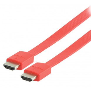 Valueline high speed HDMI flat cable with ethernet - 2m