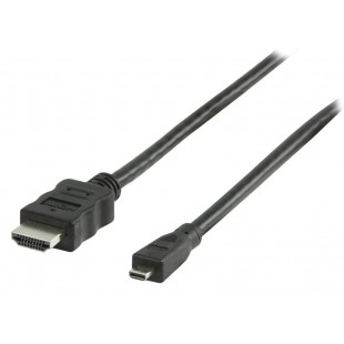 Valueline micro HDMI high speed with ethernet cable - 1m
