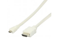 Valueline micro HDMI high speed with ethernet cable - 2m