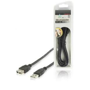 HQ câble USB 2.0 USB A mâle - USB A femelle 1.80 m