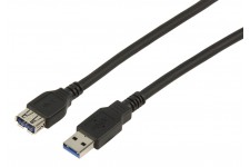 CABLE USB 3.0 A MALE - A FEMELLE 1.8M