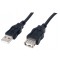 CABLE USB 2.0 A MALE - USB A FEMELLE 3M