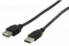 Câble USB 2.0 A mâle - USB A femelle - 1.8m