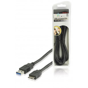 HQ câble USB 3.0 USB A mâle - micro USB B mâle 1.80 m