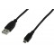 Valueline USB 2.0 kabel A male - mini USB black 3.00 m
