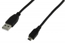 Valueline USB 2.0 kabel A male - mini USB black 5.00 m